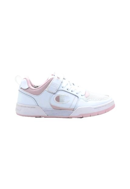 Tenis Champion Mujer Arena Power Lo Blanco & Rosa