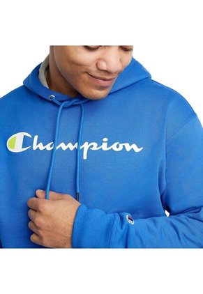 Hoodie Champion Gf89hy077 Para Hombre-Azul