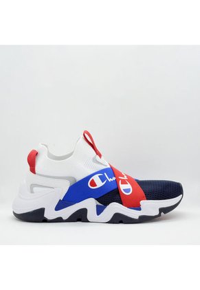 Tenis Champion Hyper Cross Lo Color Blanco - Azul - Rojo