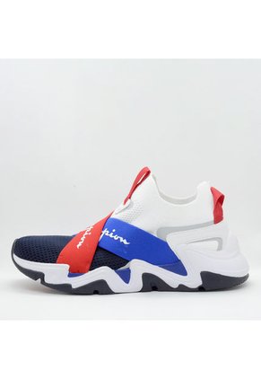 Tenis Champion Hyper Cross Lo Color Blanco - Azul - Rojo