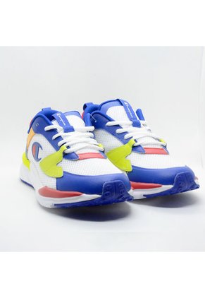 Tenis Champion Kinna - Mach I Color Blanco - Azul - Verde