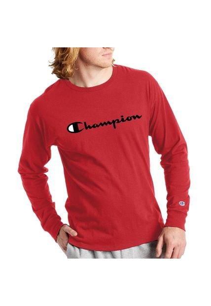 Buzo Champion Gt78hy067 Para Hombre-Rojo