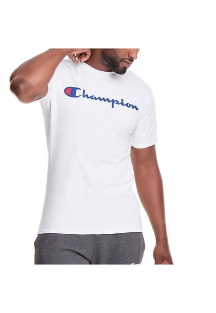 Camiseta Champion Gt23hy06 Para Hombre-Blanco Compra Ahora
