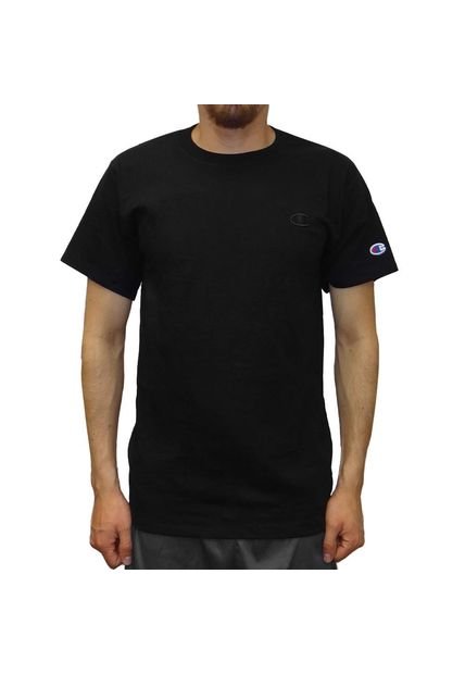 Camiseta Champion T02230 Para Hombre-Negro