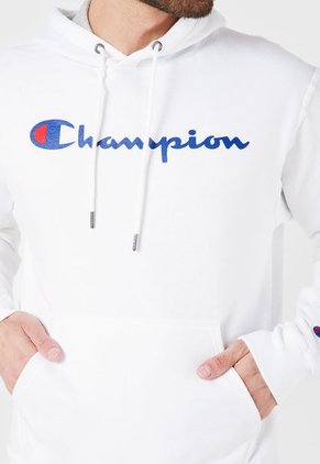 Hoodie Blanco-Azul-Rojo Champion Masculino