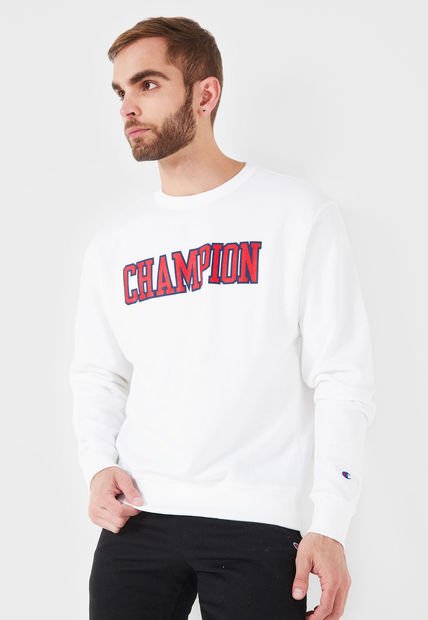 Buzo Blanco-Azul Navy-Rojo Champion Masculino