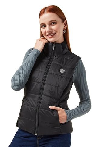 Chaleco Acolchado KEILA - Negro Chaquetas Dougger