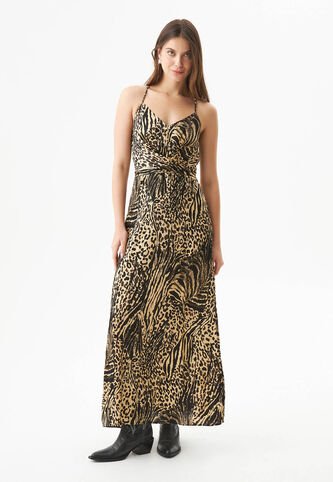 Vestido Largo CHEVIGNON Animal-Print Chevignon