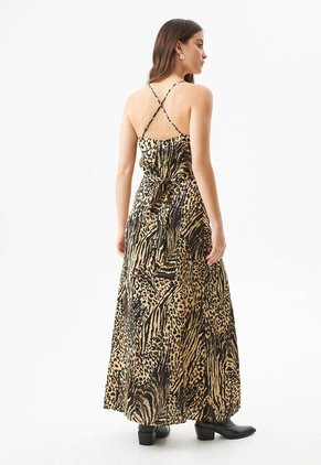 Vestido Largo CHEVIGNON Animal-Print