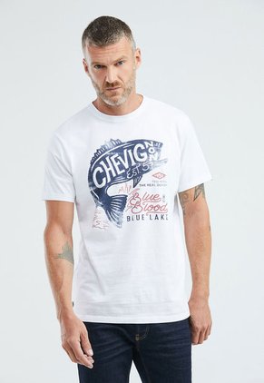 Camiseta Blanco-Rojo-Azul Chevignon