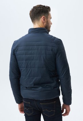 Chaqueta Azul Navy-Rojo-Negro Chevignon