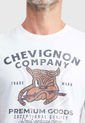 Camiseta Blanco-Negro-Café CHEVIGNON de Chevignon