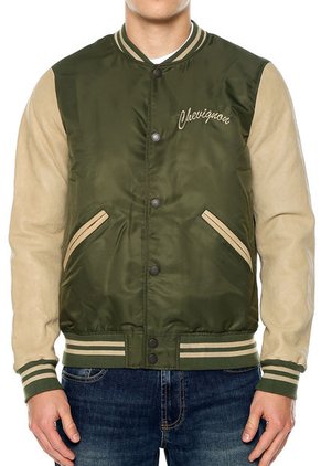 Chaqueta Verde-Beige Chevignon Baseball
