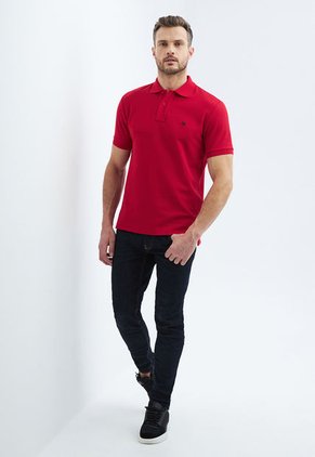 Polo Rojo-Vino Tinto Chevignon