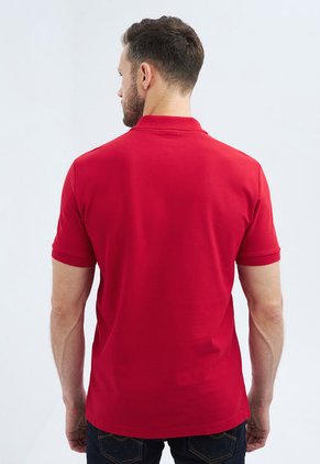 Polo Rojo-Vino Tinto Chevignon