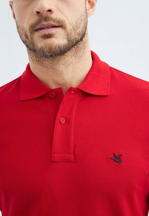 Polo Rojo-Vino Tinto Chevignon