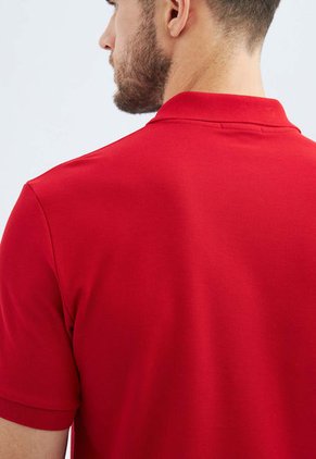 Polo Rojo-Vino Tinto Chevignon