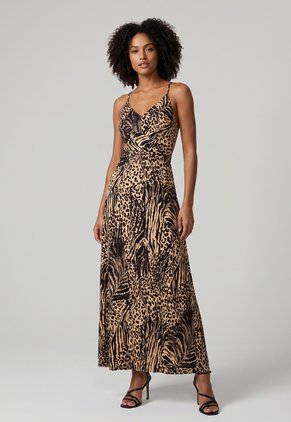 Vestido Largo CHEVIGNON Animal-Print