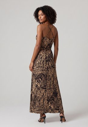 Vestido Largo CHEVIGNON Animal-Print
