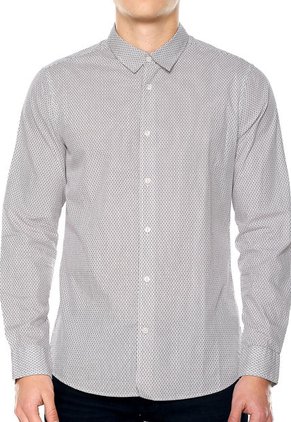 Camisa Blanco-Vinotinto Chevignon