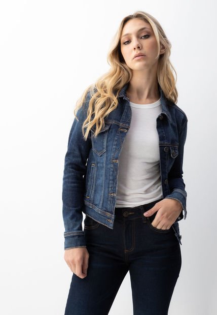 Chaqueta  Denim Azul Oscuro Chevignon