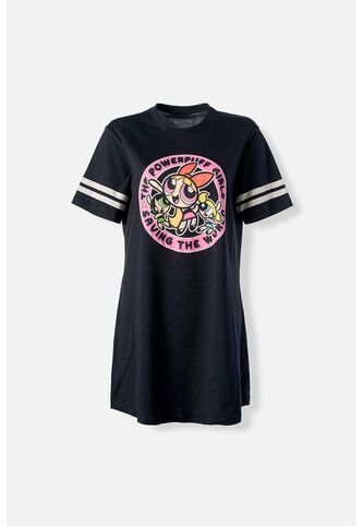 Pijama De Las Chicas Superpoderosas Negra Tipo Batola Para Mujer XL CHICAS SUPERPODEROSAS