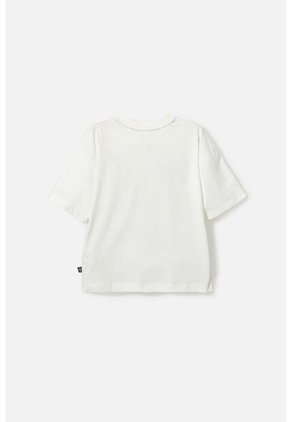 Camiseta De Las Chicas Superpoderosas Marfil Manga Corta Para Niña 6