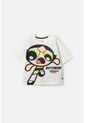 Camiseta De Las Chicas Superpoderosas Marfil Manga Corta Para Niña 12 de CHICAS SUPERPODEROSAS