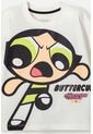 Camiseta De Las Chicas Superpoderosas Marfil Manga Corta Para Niña 10 de CHICAS SUPERPODEROSAS