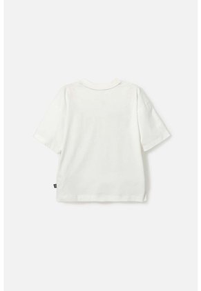Camiseta De Las Chicas Superpoderosas Marfil Manga Corta Para Niña 4