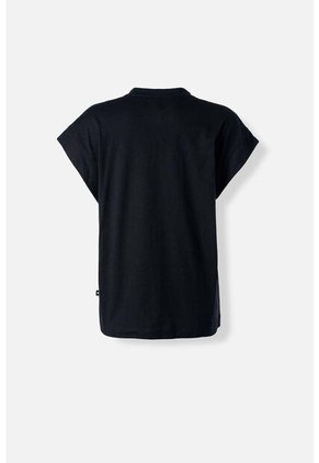 Camiseta De Las Chicas Superpoderosas Negra Estampada En Frente Para Mujer M