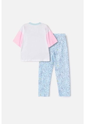 Pijama De Cinnamoroll Manga Corta Multicolor Para Niña 10