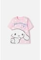 Camiseta De Cinnamoroll Manga Corta Rosa Para Niña 10 de CINNAMOROLL