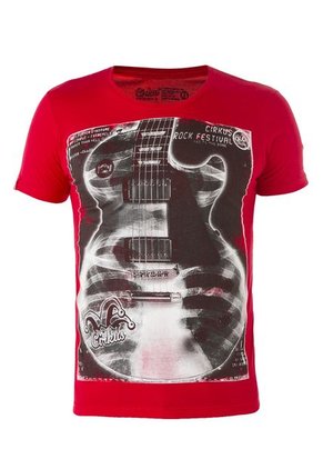 Camiseta Cirkus Rojo-Gris