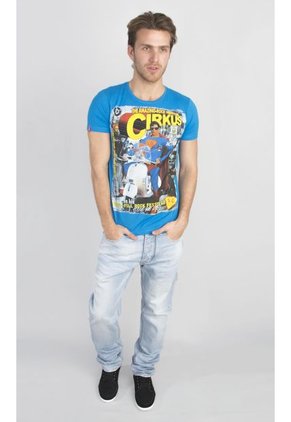Camiseta Cirkus Azul Electrico