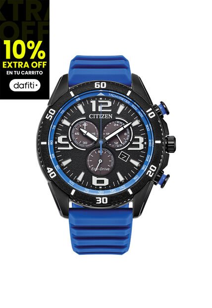 Relojes Citizen Hombre Eco-Drive. Reloj Silicona Azul AT2586-05E