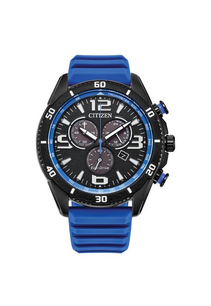 Relojes Citizen Hombre Eco-Drive. Reloj Silicona Azul AT2586-05E