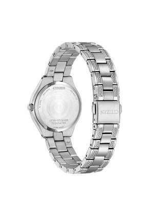 Reloj Citizen Mujer Silhouette Cristales. Acero Inoxidable Plateado FE1230-51X