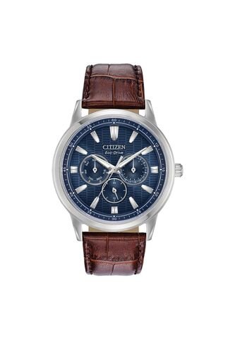 Reloj Citizen Hombre Corso Classic. Cuero Café BU2070-12L Citizen