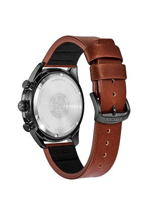 Relojes Citizen Hombre Weekender. Relojes Cuero Café AT2447-01E