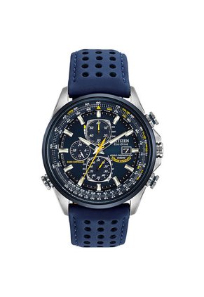 Relojes Citizen Hombre Sport Luxury. Relojes Cuero Azul AT8020-03L