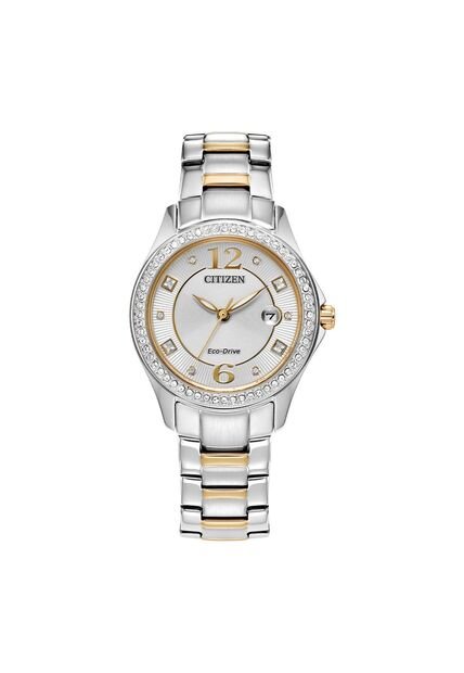Reloj Citizen Mujer Cristal. Acero Inoxidable Plateado FE1146-71A