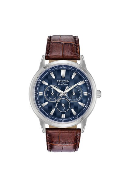 Reloj Citizen Hombre Corso Classic. Cuero Café BU2070-12L