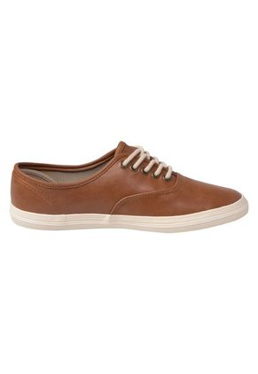 Zapatos Casuales Canvas Para Mujer Café City Sneaks 193452 Payless