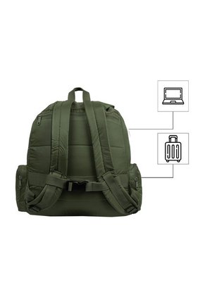 Morral Mochilero Pequeño Citybags Verde Militar