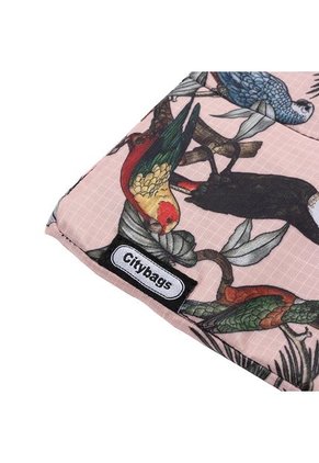 "ESTUCHE LAPTOP ESTAMPADO PAJAROS CITYBAGS MULTICOLOR"