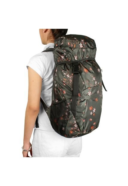 MORRAL VIAJERO PLEGABLE ESTAMPADO JAZMIN TORNASOL CITYBAGS MULTICOLOR\
