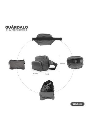 Canguro Xl Plegable Citybags Verde Militar