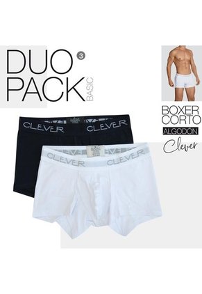 Duo Pack Boxer Ropa Interior Hombre Clever