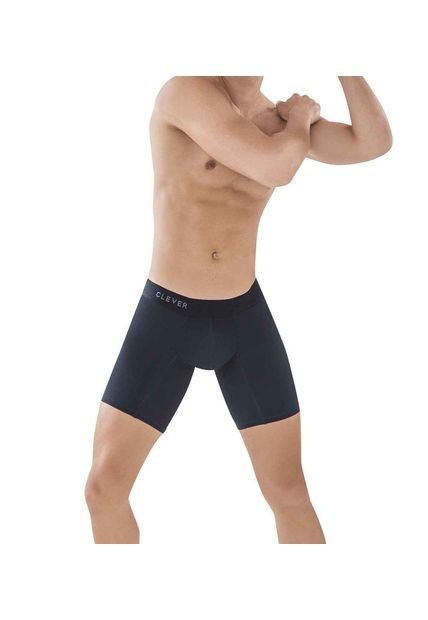 Bóxer Largo Para Hombre Caribbean Long Clever-Negro